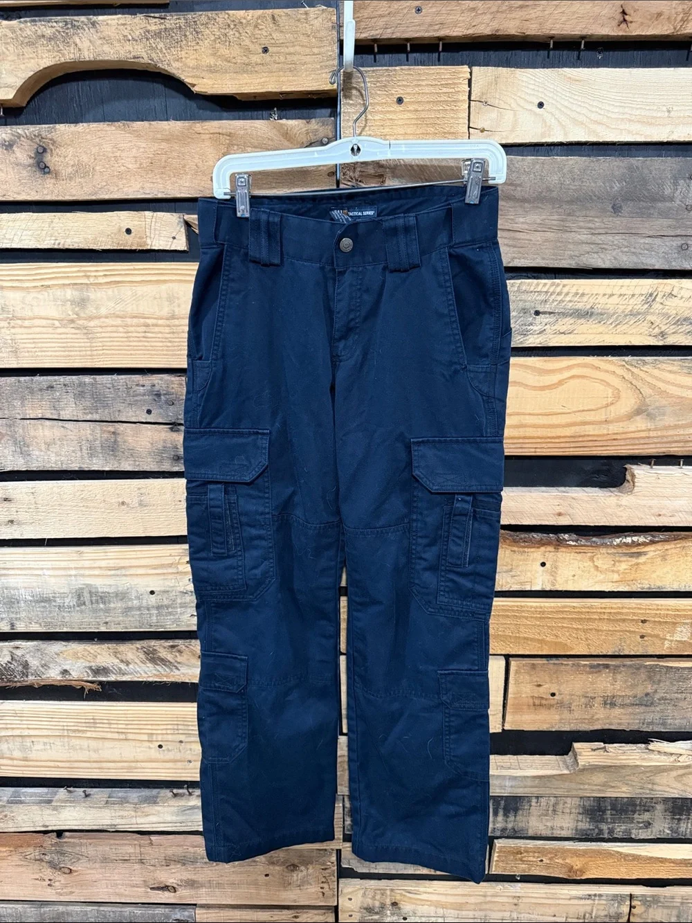 5.11 Tactical Taclite Pro Pants Womens 2 Navy Ripstop Cargo Utility EMS Hiking